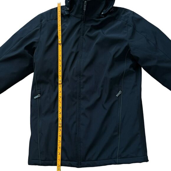 Weatherproof Black Ultra Tech Removable Fleece Lined Hood Jacket Coat. Small. - Picture 8 of 14